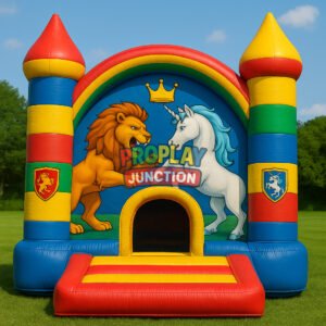 Lion vs Unicorn Bouncing Castle for Kids’ Parties and Events