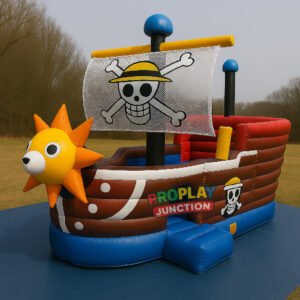 Pirate Ship Inflatable Bouncer for Kids’ Parties and Events