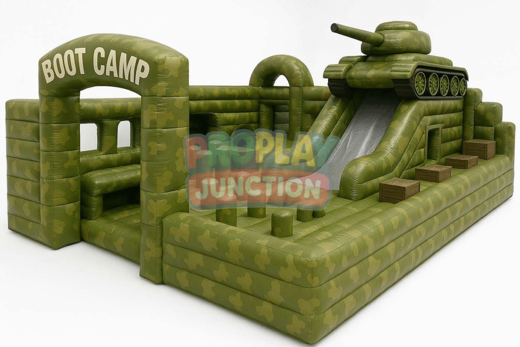 Boot Camp Inflatable Obstacle Course Boot Camp Inflatable Obstacle Course for Military-Themed Action ...