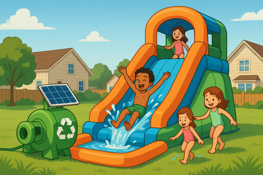 backyard water slides