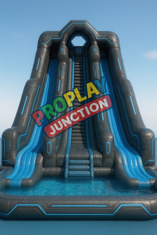 Eclipse Splash Fortress Inflatable Water Slide